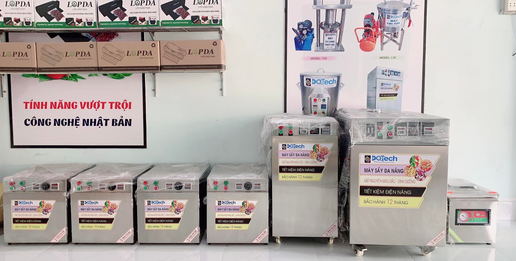 DQTech chuyên sản xuất và đa dạng các dòng máy sấy thực phẩm đa năng, máy sấy thực phẩm công nghệ giá tận gốc